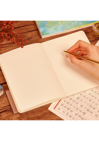 W A5 A5 Estetik Defter Monet Van Gogh Tarafından Ünlü Resim Boş Içinde Dergiler Günlüğü Planlayıcısı Ofis Okul Malzemeleri (Yurt Dışından)