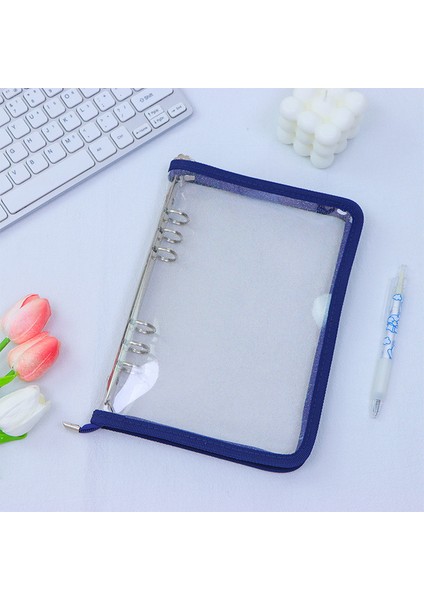 Donanma A6 A5 A6 Fermuar Bağlayıcı Fotoğraf Kartı Koleksiyonu Kitap Kartpostal Organizatör Günlüğü Dizüstü Okul Kırtasiye (Yurt Dışından)