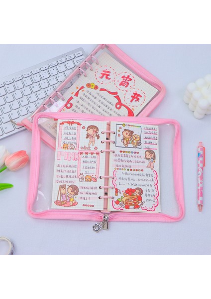 Donanma A6 A5 A6 Fermuar Bağlayıcı Fotoğraf Kartı Koleksiyonu Kitap Kartpostal Organizatör Günlüğü Dizüstü Okul Kırtasiye (Yurt Dışından) indirimleri