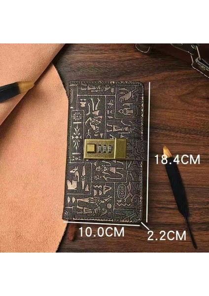 A6 150 Sayfa 200 Sayfa A5A6 Kilitli Kod Günlüğü Kitap Not Defteri Gündem Planlayıcısı Avrupa Tarzı Retro Dizüstü Basit El Hesabı Kitap Dergisi (Yurt Dışından)