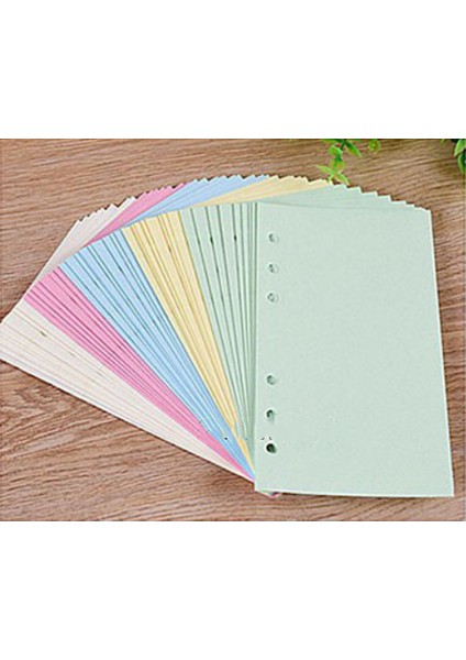 Çizgi A6 50 Sayfa A5 A6 Gevşek Yaprak Renkli Yedek Iç Sayfa Çizgili Boş Izgara Iç Sayfa Içi Kağıt Kırtasiye (Yurt Dışından) modelleri