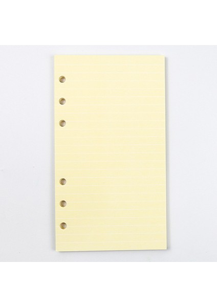 Sarı Çizgi A5 2023 45 Sayfalık Kawaii A5 A6 Gevşek Yaprak Defter Dolum Spiral Bağlayıcı Dizin Kağıdı Iç Sayfalar Günlük Planlayıcı Çizgi Izgara Boş Gündem (Yurt Dışından)
