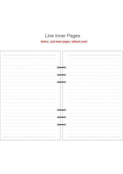 Hat A6 A5 A6 A7 Gevşek Yaprak Defter Dolum Spiral Ciltleyici Iç Sayfa Haftalık Aylık Yapılacaklar Çizgi Nokta Izgara Içi Kağıt Kırtasiye (Yurt Dışından)