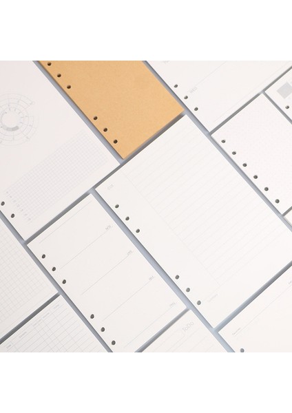 Hat A6 A5 A6 A7 Gevşek Yaprak Defter Dolum Spiral Ciltleyici Iç Sayfa Haftalık Aylık Yapılacaklar Çizgi Nokta Izgara Içi Kağıt Kırtasiye (Yurt Dışından) modelleri