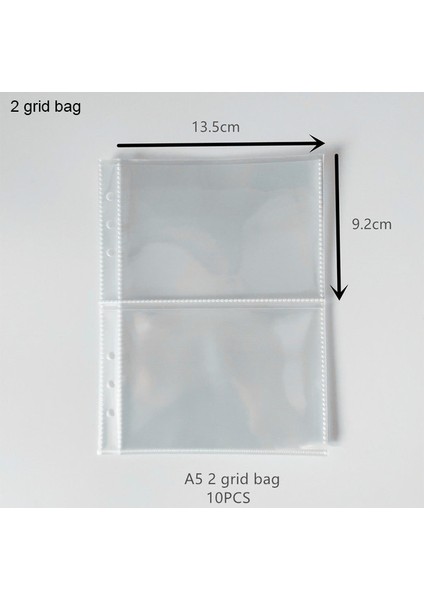 A5 2 Izgara 10 Adet Çanta A6 A5 A6 Glitter Pul Bağlayıcı Fotocard Kitap Toplama Gevşek Yaprak Bağlayıcı Defter Kapağı Öğrenci Kırtasiye Planlayıcısı Kpop Albümü (Yurt Dışından)