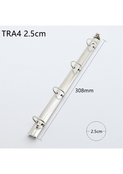 Tra4 2.5 cm A4 B5 A5 A6 A7 B7 Gevşek Yaprak Spiral Defter Metal Klip Halka Bağlayıcı 1.5/2/3 cm Çap Dıy Dolgu Kağıdı Depolama Klasörü Aksesuarları (Yurt Dışından)