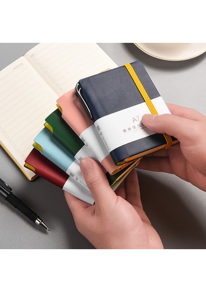 C A6 Büyük A6 A7 Mini Dizüstü Taşınabilir Cep Not Defteri Not Günlüğü Planlayıcısı Gündem Organizatör Sketchbook Ofis Okul Kırtasiye 100 Sayfa (Yurt Dışından)