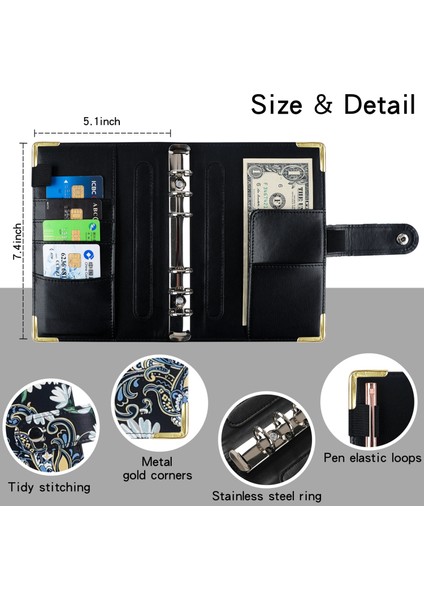 6pcszipbag A6 A6 Kelebek Acıbadem Kurabiyesi Renkli Pu Deri Dıy Bağlayıcı Defter Kapağı Günlüğü Gündem Planlayıcısı Kağıt Kapak Okul Kırtasiye (Yurt Dışından)