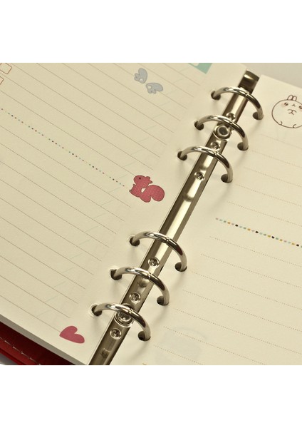 Altın A5 40 Sayfa A5 A6 6 Delikli Gevşek Yaprak Yedek Iç Sayfa Renkli Iç Sayfa Çizgisi Izgara Boş Haftalık Iç Kağıt Kırtasiye (Yurt Dışından) modelleri