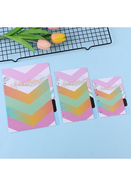 Ndex Sayfa 2 A7 1 Pc Şeffaf Renkli Plastik Klip Dosya Klasörü A5 A6 Defter Gevşek Yaprak Halka Bağlayıcı Planlayıcısı Gündem Okul Ofis Kırtasiye (Yurt Dışından)