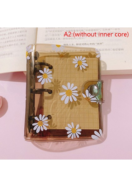 1 Adet Mini 3 Delik Papatya Bağlayıcı Not Planlayıcısı Organizatör Dizüstü Dergisi Günlüğü Halka Bağlayıcı Kawaii Okul Malzemeleri (Yurt Dışından)