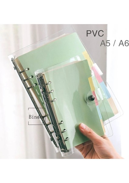Satır 45 Yaprak A5 6-Ring A7 A6 A5 Defter Açık Mavi Pembe (Yurt Dışından)