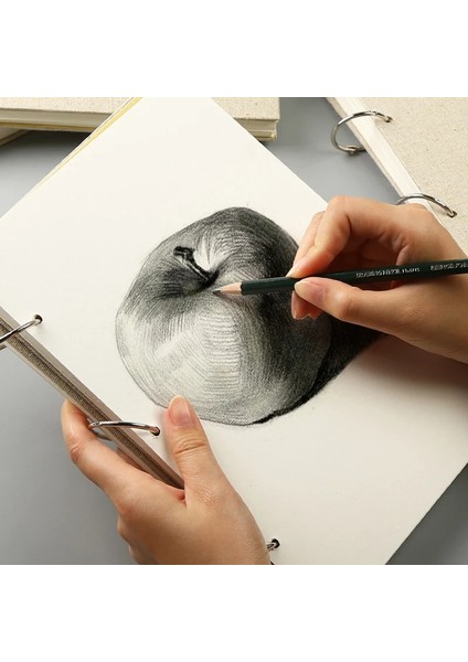 Sanat Öğrencileri Için Özel 32K Yedek Eskiz Defteri 16K/32K Gevşek Yapraklı Eskiz Defteri 120 Yaprak Boyama Için Özel Kalınlaştırılmış Kağıt Guaj (Yurt Dışından)