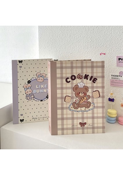 10 Adet Sticker A5 Kawaii Bisküvi Ayı Bağlayıcı Kpop Idol Fotoğraf Kartı Albümü Toplama Kitabı ile Tozluk Dıy Fotoğraf Kartları Organizatör Dergisi Kapağı (Yurt Dışından) indirimleri