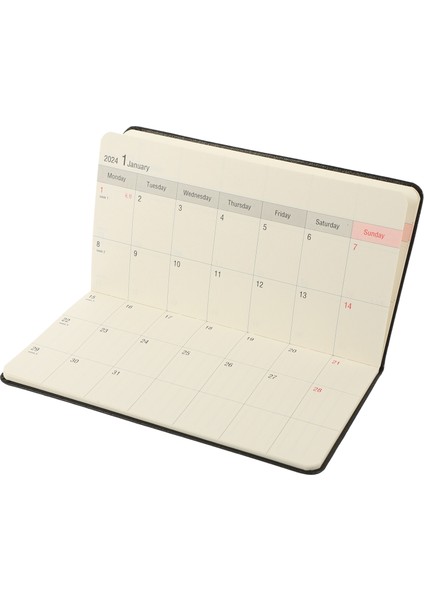 Siyah Planlayıcı Takvim Not Defteri Yapmak Haftalık Liste Günlük Defter Not Defterleri Aylık Kitap Gündem Randevu Planlama Zaman Yönetimi Görevi (Yurt Dışından)