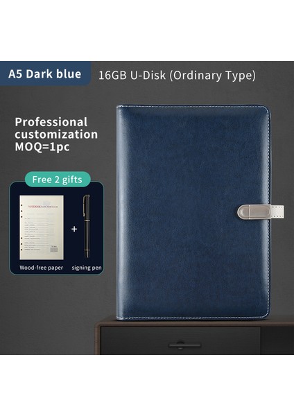 Dkblu 16G A5 Kpop R61 Ofis Dizüstü Bilgisayarları Kablosuz Şarj Cihazı Dergisi Planlayıcısı Gündem 16G U Disk Güç Bankası Kayıt Gevşek Yaprak Kağıt Defter (Yurt Dışından)