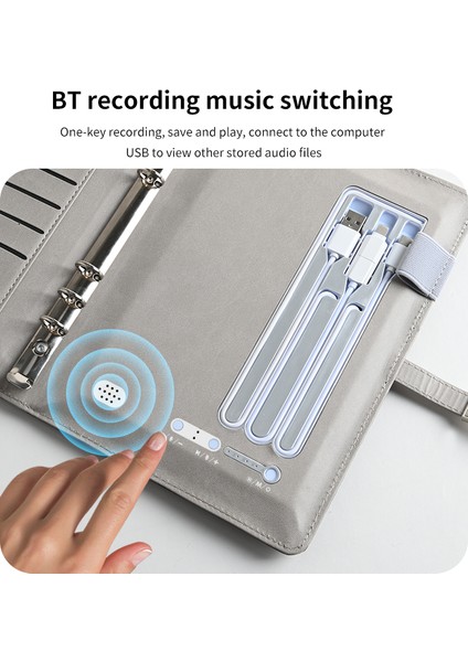 Dkblu 16G A5 Kpop R61 Ofis Dizüstü Bilgisayarları Kablosuz Şarj Cihazı Dergisi Planlayıcısı Gündem 16G U Disk Güç Bankası Kayıt Gevşek Yaprak Kağıt Defter (Yurt Dışından) indirimleri