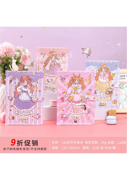 Rastgele 1 Adet Karikatür Sevimli Günlük Kitap Öğrenci Kırtasiye Toka Dizüstü Kör Kutu El Kitabı Defterler ve Dergiler (Yurt Dışından)