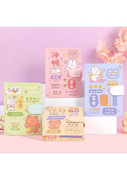 Rastgele 1 Adet Karikatür Sevimli Günlük Kitap Öğrenci Kırtasiye Toka Dizüstü Kör Kutu El Kitabı Defterler ve Dergiler (Yurt Dışından) modelleri
