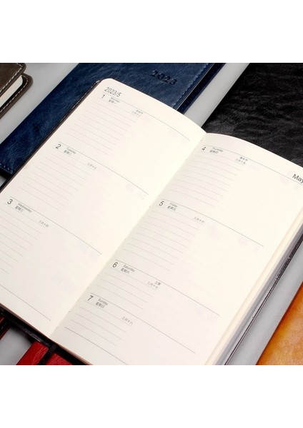 Defterler 2023 A6 2023 Gündem Haftalık Defterler A6 Defter Papelaria Planner Deri Günlüğü Caderno Ofis Not Defteri Cep Not Defteri Diario Takvim (Yurt Dışından)
