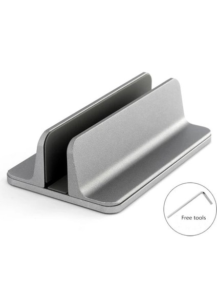 Gri-Tek Ayarlanabilir Dikey Stand Mac Mini Alüminyum Alaşım Dizüstü Masaüstü Standı Apple Mac Için Kaymaz Ayarlanabilir Bilgisayar Tutucu (Yurt Dışından)