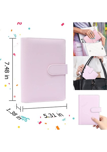 6 Cep A6 A6 Bağlayıcı Bütçe 6 Delikli Bağlayıcı Cepler Plastik Bağlayıcı Fermuar Planlayıcısı Defter Kapakları Klasör A6 Boyutu Para Tasarruf Zarfı (Yurt Dışından) fiyatları