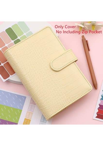 Sadece Kapak Timsah Desenli Bütçe Planlayıcısı Bütçe Zarflı Nakit Zarf Bağlayıcı A6 Bağlayıcı Cepler Bütçeleme Için Nakit Zarf Cüzdanı (Yurt Dışından)