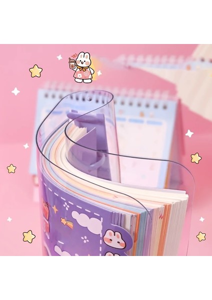 BJB79-2 1 Adet Orijinal Karikatür Defter Gevşek Yaprak Kitap Şeffaf Kapak (Yurt Dışından) fırsatları