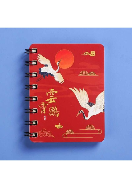 Flipbook Yeşil Kore A7 Cep Kitabı Antika Vinç Taşınabilir Dizüstü Öğrenci Sevimli Rollover Mini Kalın Bobin Kırtasiye Kawaii Basit Dergisi (Yurt Dışından) fiyatları