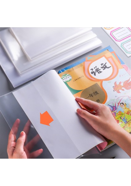 Yapışkan Olmayan A5 Dizüstü A4 A5 B5 10 Sayfa Kapakları Kendinden Yapışkanlı Kitap Kapağı Su Geçirmez Planlamacılar Kitap Kılıfı Öğrenciler Için Sarma Filmleri Koruyucu (Yurt Dışından) fırsatları