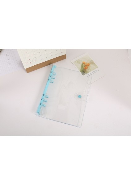 Mavi A5 A6/a5 Glitterrose Altın Işıltılı Bling Binder Defter Kapağı Günlüğü Gündem Planlayıcısı Kağıt Kapak Okul Kırtasiye (Yurt Dışından)