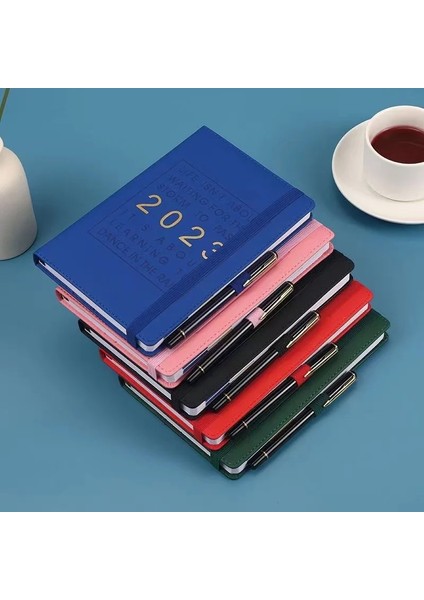 Pembe 2023 Planlayıcısı Dizüstü Günlük Haftalık Program Gündem Dizüstü Ingilizce Sürüm Organizatör Bağlayıcı Dergisi Yapılacaklar Listesi Ofis Malzemeleri (Yurt Dışından) fırsatları