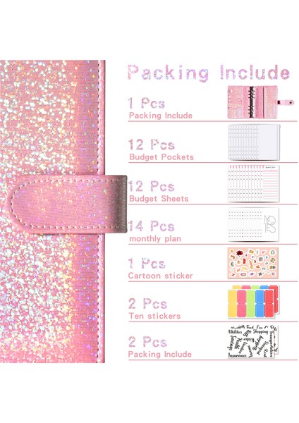 Boş A6 Kasa Defteri Bağlayıcı Bütçe Planlayıcısı Defter Kapağı Klasörü A6 Boyutu 6 Delikli Bağlayıcı Cep Plastik Bağlayıcı Fermuar Para Tasarruf Zarfı (Yurt Dışından) modelleri