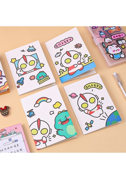 Canavar RANDOM7PCS 7 Adet Kawaii Dizüstü Mini Not Defteri Konu Alıştırma Kitapları Çocuk Dizüstü Bilgisayarlar Hediyeler Ödül Sevimli Not Defteri Kırtasiye Okul Kaynağı (Yurt Dışından)