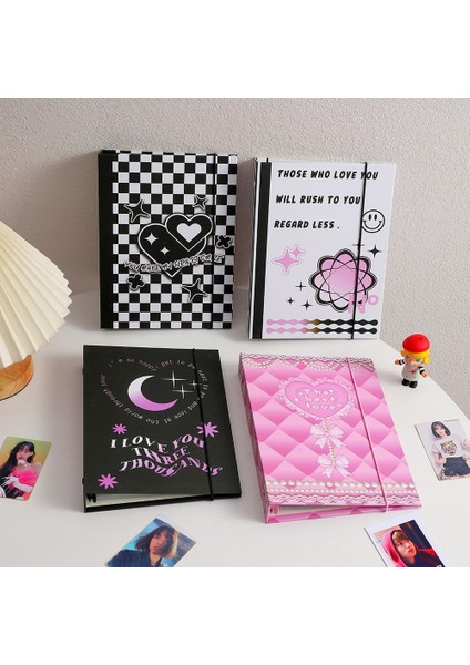 4 Kuşak Çanta-10 Adet Skysonıc Papeleria A5 Bağlayıcı Halkası Sert Kapak Toplama Kitap Inci Kalp Dergisi Yedekler Bandaj Kartpostallar Etiket Organizatör (Yurt Dışından) fiyatları