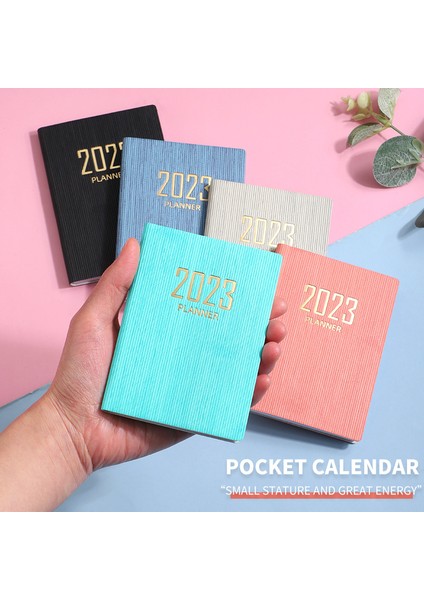 Pembe A7 2023 A7 Mini Dizüstü 365 Gün Taşınabilir Cep Not Defteri Günlük Haftalık Gündem Planlayıcısı Defterler Kırtasiye Ofis Okul Malzemeleri (Yurt Dışından) modelleri
