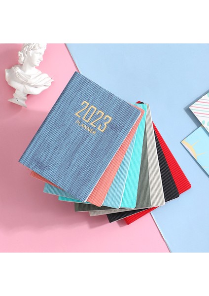 Pembe A7 2023 A7 Mini Dizüstü 365 Gün Taşınabilir Cep Not Defteri Günlük Haftalık Gündem Planlayıcısı Defterler Kırtasiye Ofis Okul Malzemeleri (Yurt Dışından) fırsatları