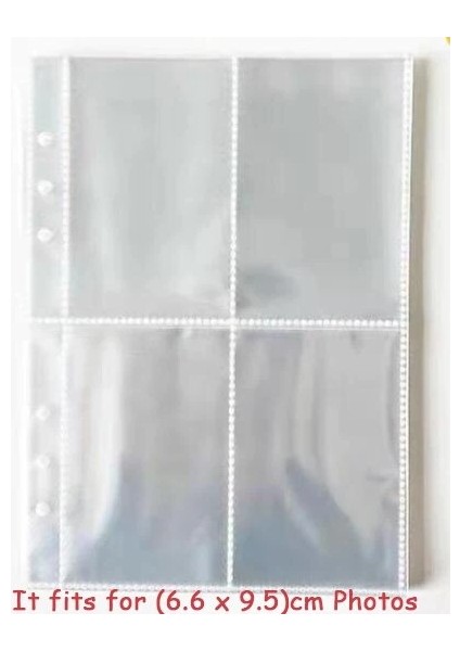 10 Adet 4 Kuşak Çanta A5 Skysonıc A5 Yıldız Bağlayıcı Kapak-Gevşek Yaprak Dolum Süt-Bullet Şeffaf Pvc Kılıf Fotoğraf Organizatör Albümü Kırtasiye Malzemeleri (Yurt Dışından)