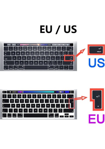 Ispanyolca-Abd Ince Tpu Klavye Kaplaması Için Macbook Air M2 2022 A2681 Ab Abd Ingilizcesi Ispanyolca Rusça Fransızca Arapça Klavye Kapağı Dizüstü Cilt (Yurt Dışından)