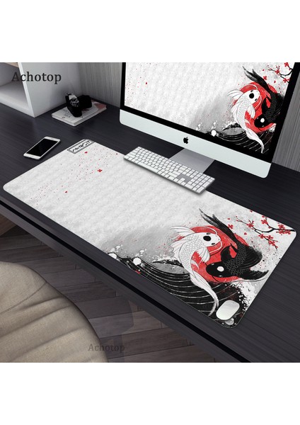 EP230985 300X700X2MM Büyük Tai Chi Balık Mousepad Gamer Xxl Oyun Mouse Pad Kauçuk Su Geçirmez Büyük Dizüstü Dizüstü Bilgisayar Masası Mat Oyun Nötr Fare Mat (Yurt Dışından)