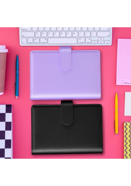 2 Adet Etiket A6 Pu Renkli Para Bütçe Planlayıcısı Bağlayıcı Fermuar Zarflarbütçeleme Için Nakit Zarflar Para Organizatör Bütçe Binde (Yurt Dışından) fırsatları