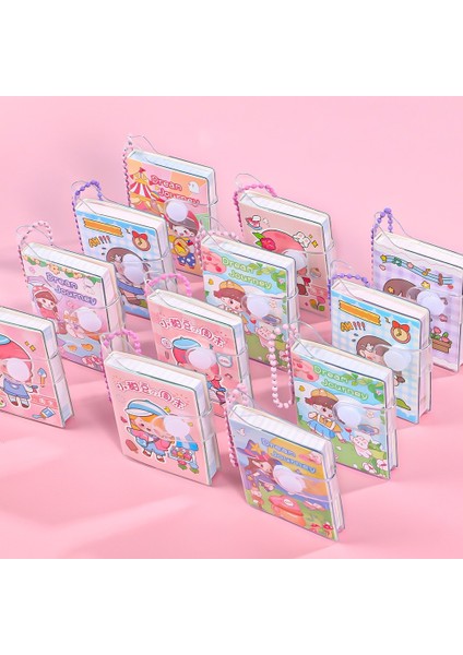 A-2 Adet Rastgele 2 Adet Sevimli Mini Dizüstü Kawaii Renkli Sayfa Günlüğü Gündem Planlayıcısı Kore Kırtasiye Dergisi Not Defteri Çocuklar Hediyeler Ofis Malzemeleri (Yurt Dışından)