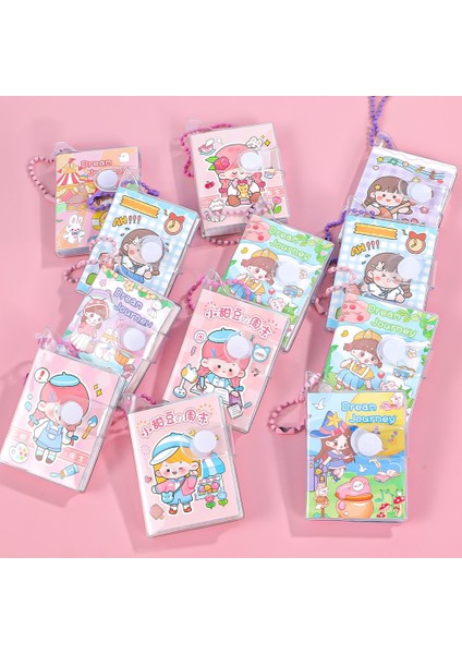 A-2 Adet Rastgele 2 Adet Sevimli Mini Dizüstü Kawaii Renkli Sayfa Günlüğü Gündem Planlayıcısı Kore Kırtasiye Dergisi Not Defteri Çocuklar Hediyeler Ofis Malzemeleri (Yurt Dışından)