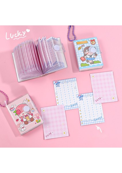 A-2 Adet Rastgele 2 Adet Sevimli Mini Dizüstü Kawaii Renkli Sayfa Günlüğü Gündem Planlayıcısı Kore Kırtasiye Dergisi Not Defteri Çocuklar Hediyeler Ofis Malzemeleri (Yurt Dışından)