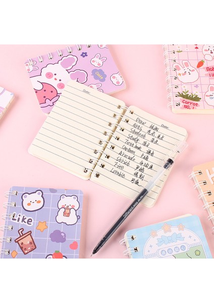 Styleb A7 1 Adet 80 Sayfalık Yaratıcı Karikatür Bobin Kitap Öğrenci Okul Kaynağı Cep Dizüstü Eskiz Defteri Taşınabilir Mini Not Defteri Kawaii Kırtasiye (Yurt Dışından) indirimleri