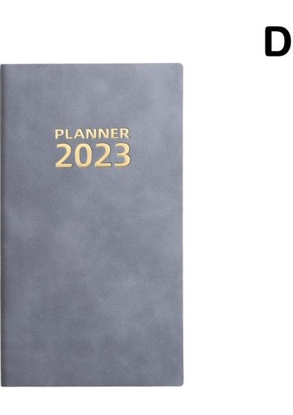 Gri 2023 Gündem Planlayıcısı Dizüstü 365 Gün Takvim Programlama Kitabı Taşınabilir Cep Not Defteri Ofis Malzemeleri Okul Y8N8 (Yurt Dışından)