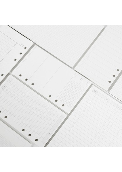 Yapılacaklar Listesi A6 6 Delikli Ciltli Defter A5 A6 Iç Sayfa Dolum Kağıtları Çizgi Izgara Noktalar Yapılacaklar Listesi Günlük Haftalık Aylık Planlayıcı Kitap Içinde Kağıt (Yurt Dışından)