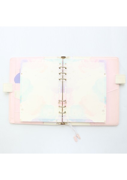 Karışık Renkli Yalnızca Kağıt Sayfalar Domikee Sevimli Yaratıcı Altın Folyo Yıldız Deseni 6 Halkalar Doldurulabilir Defterler Iç Kağıt Sayfalar Kırtasiye Malzemeleri A5A6 40 Sayfa (Yurt Dışından) fırsatları