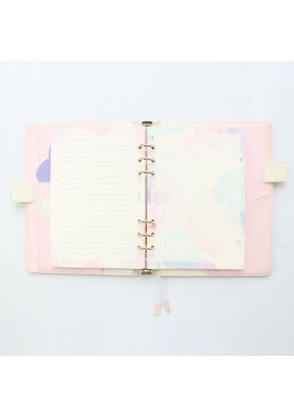 Karışık Renkli Yalnızca Kağıt Sayfalar Domikee Sevimli Yaratıcı Altın Folyo Yıldız Deseni 6 Halkalar Doldurulabilir Defterler Iç Kağıt Sayfalar Kırtasiye Malzemeleri A5A6 40 Sayfa (Yurt Dışından) indirimleri