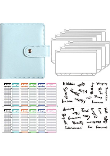A7 Gökkuşağı 1 A7 Pu Deri Bağlayıcı Fermuar Para Tasarruf Zarfı A7 Flip Bütçe Planlayıcısı Defter Kapağı Klasör Gündem Kırtasiye Malzemeleri Organizatör (Yurt Dışından) fırsatları